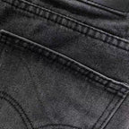 White Cross Patch Two-Tone Grey Jeans™