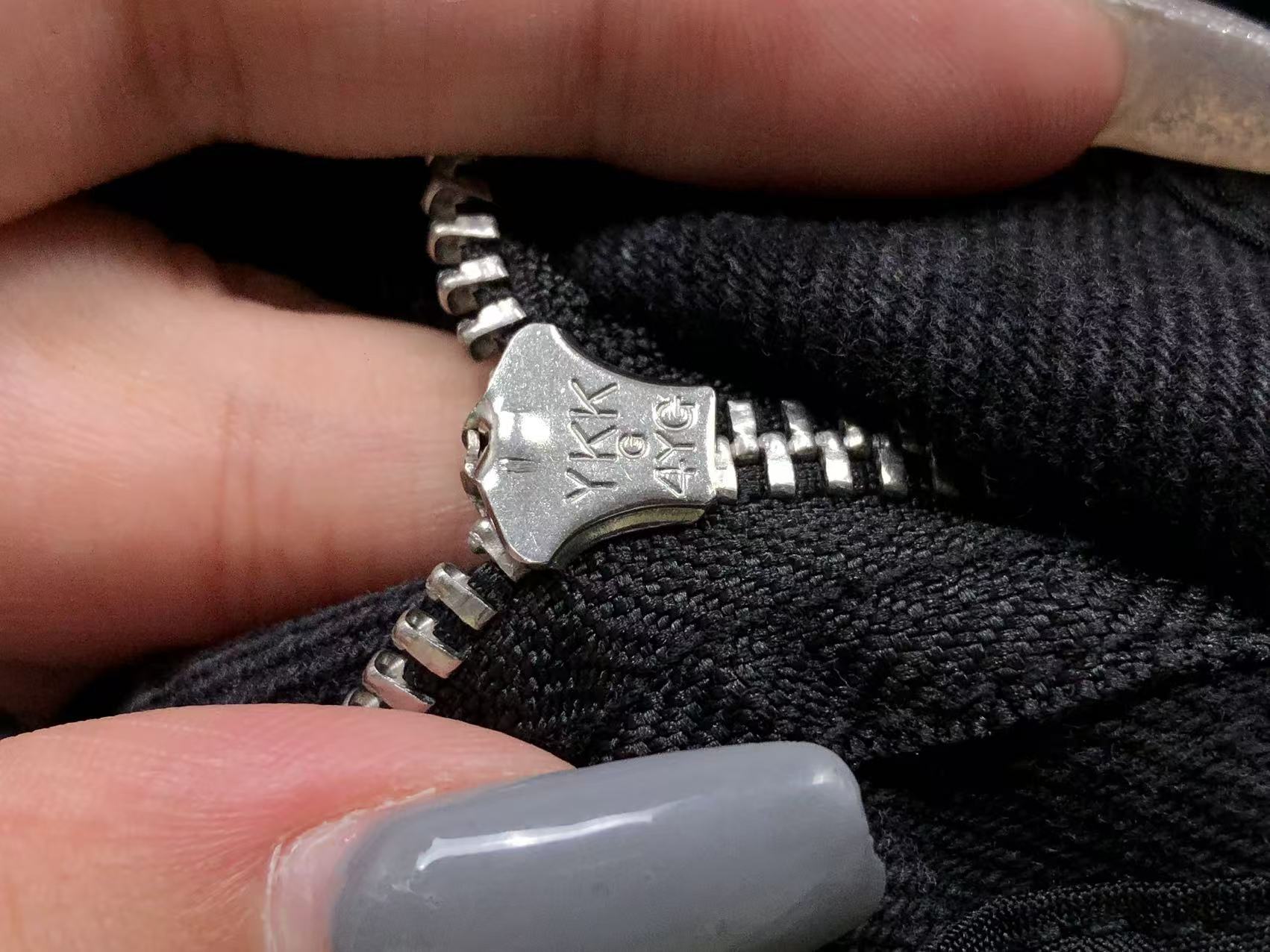 Black & White Cross Patch Baggy Black Jeans™