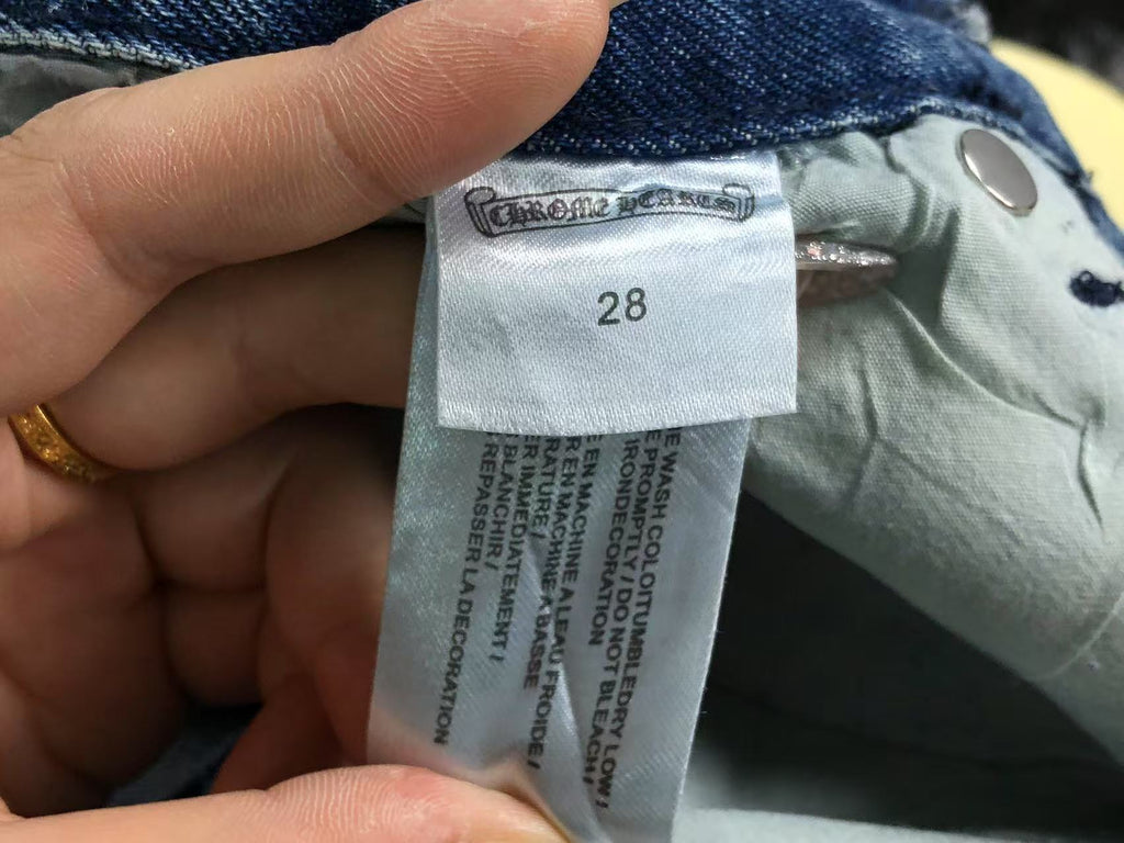 Multcolor Cross Patch Denim Jeans™