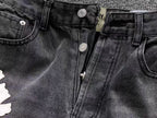 White Cross Patch Two-Tone Grey Jeans™