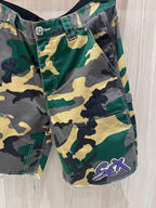 Black Cross Patch S*X Camo Shorts™