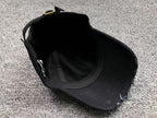 Triple Metallic & Leather Cross Torn Fabric Baseball Cap™