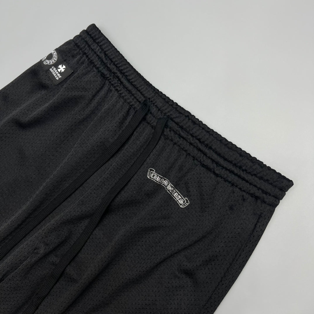 Black Mesh Sweatpants™