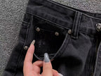 Black Cross Patch Dark Grey Jeans™