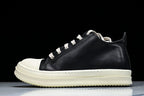 Ramones Low Sneakers Black Milk Leather Sneakers