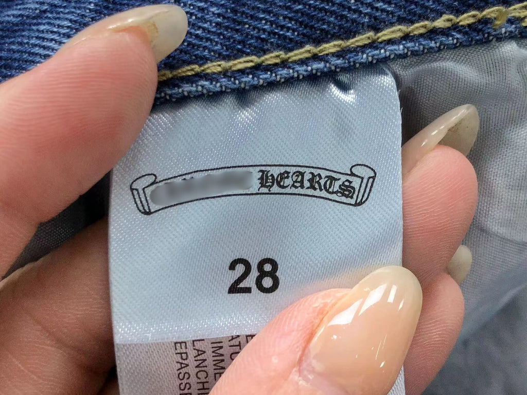 Black Cross Patch Denim Jeans™