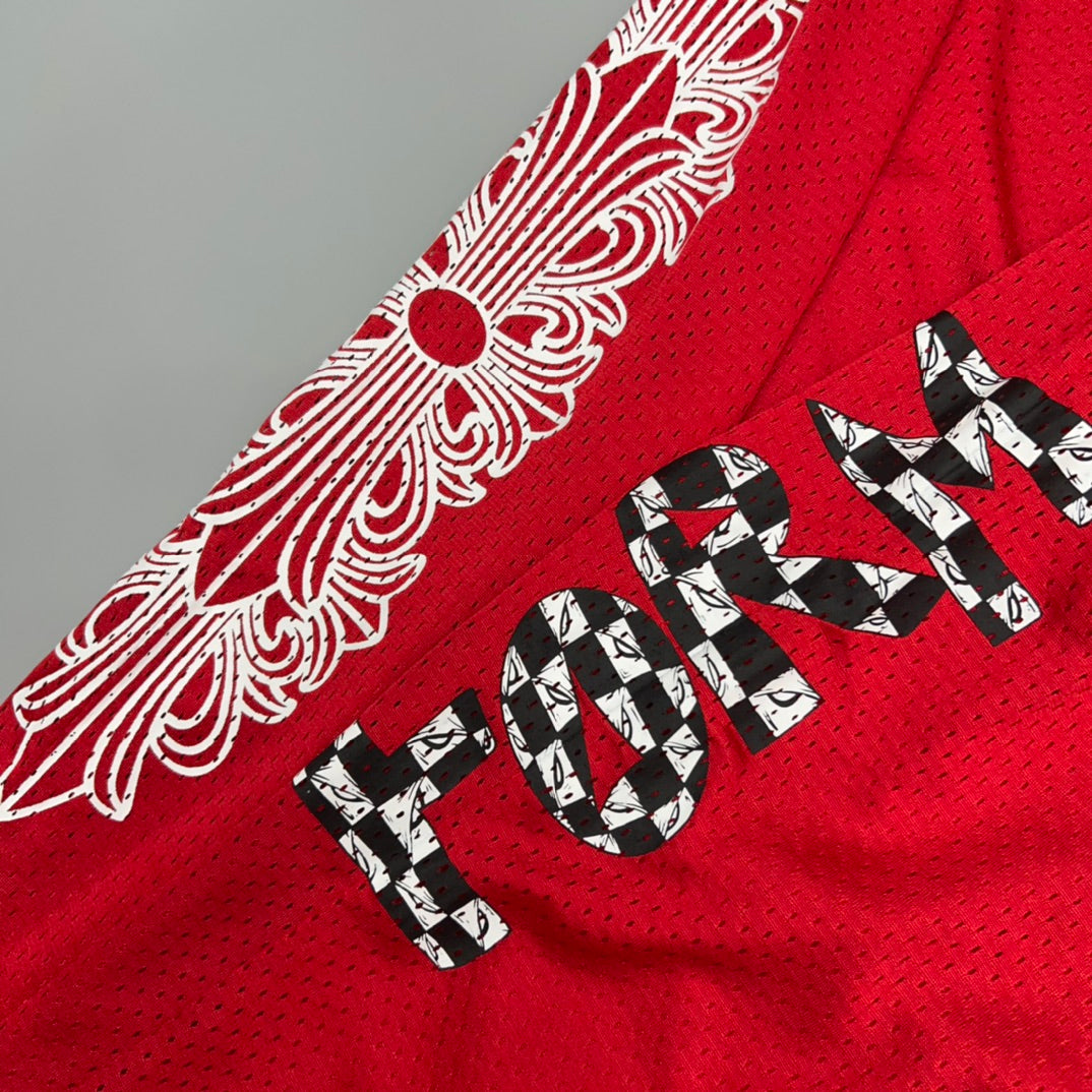 Red Mesh Sweatpants™