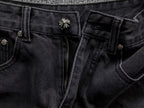 Black Cross Patch Dark Grey Jeans™