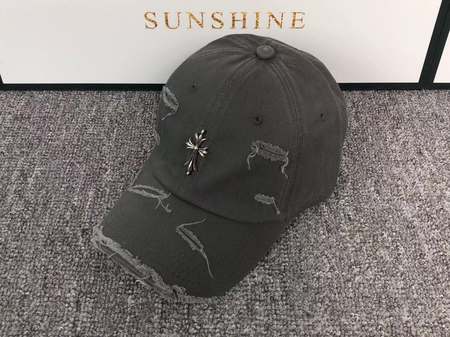 Metallic Cross Torn Fabric Baseball Cap™