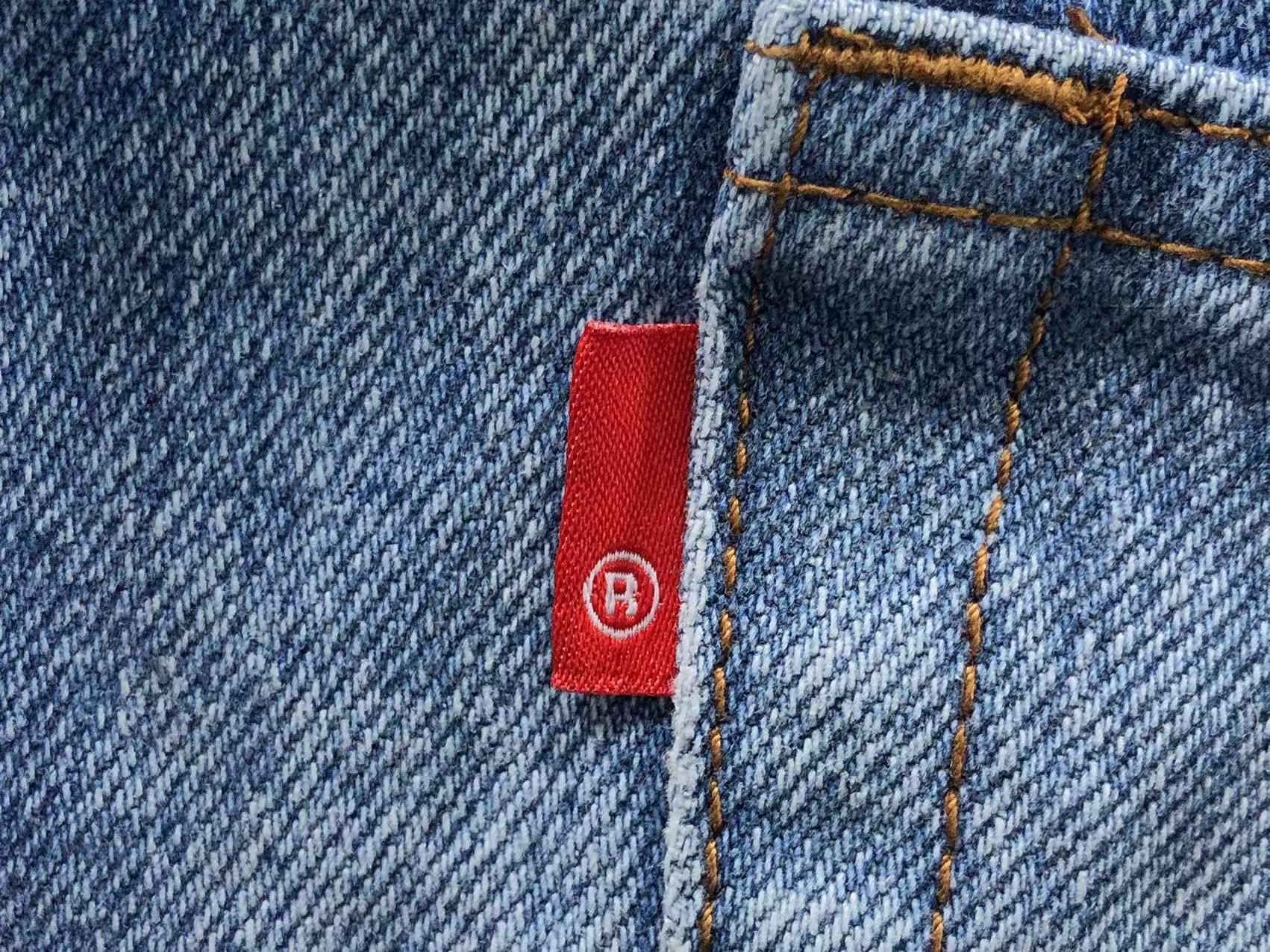 Black White & Blue Cross Patch Denim Jeans™