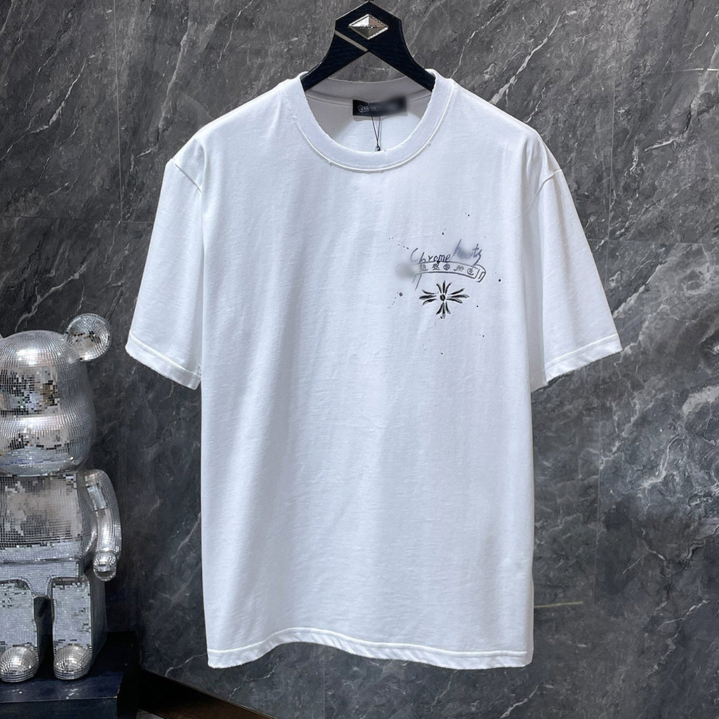 Graphic Horse Shoe Logo White T-Shirt™