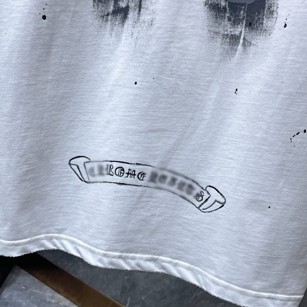 Graphic Horse Shoe Logo White T-Shirt™