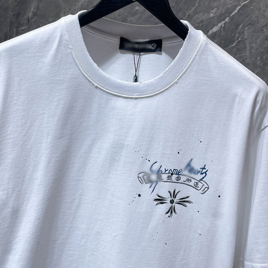 Graphic Horse Shoe Logo White T-Shirt™