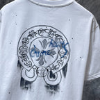 Graphic Horse Shoe Logo White T-Shirt™