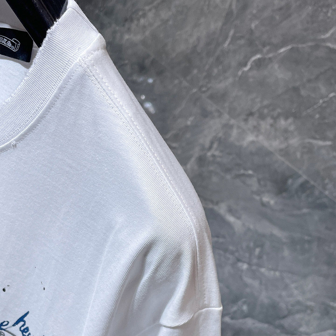 Graphic Horse Shoe Logo White T-Shirt™
