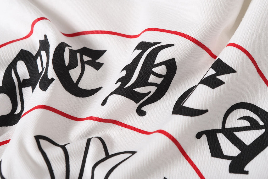 Red Outline Horseshoe White T-Shirt™