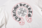 Red Outline Horseshoe White T-Shirt™