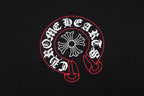 Red Outline Horseshoe Black T-Shirt™