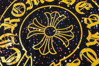 Paint Dots Yellow Horseshoe Black T-Shirt™