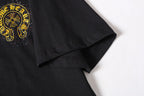 Paint Dots Yellow Horseshoe Black T-Shirt™