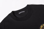 Paint Dots Yellow Horseshoe Black T-Shirt™