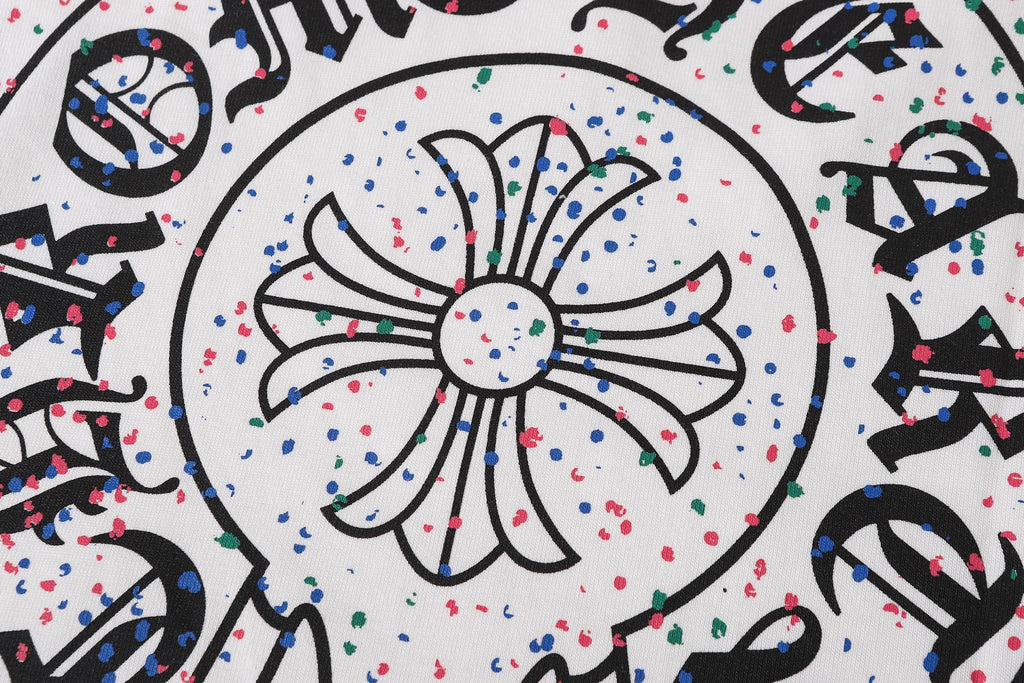 Paint Dots Yellow Horseshoe White T-Shirt™