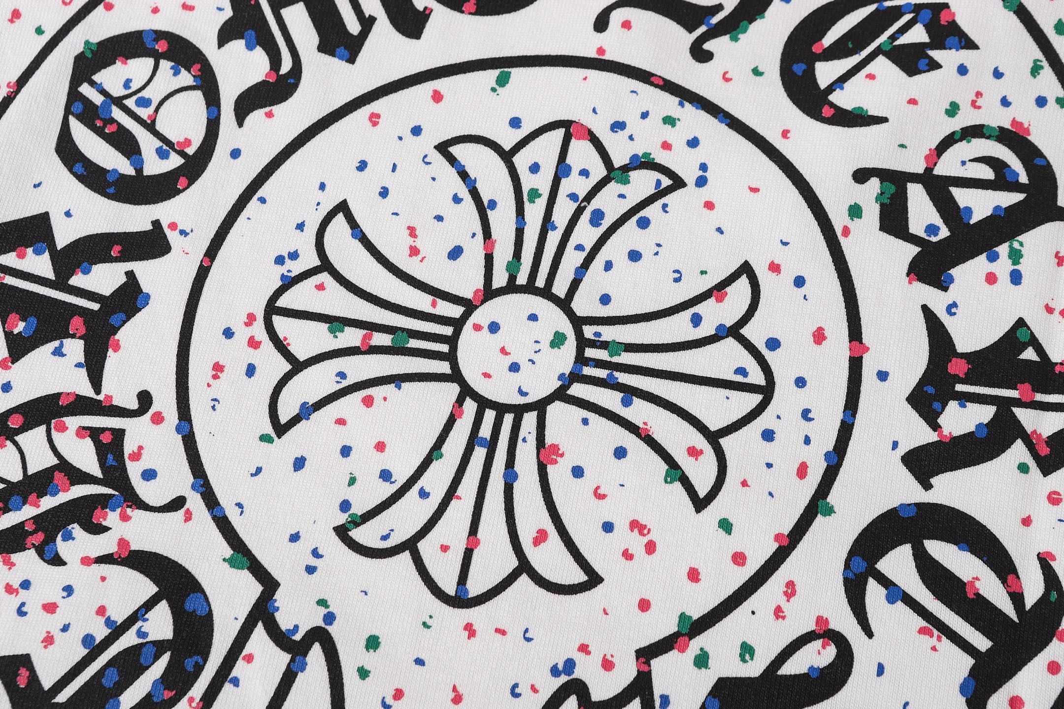 Paint Dots Yellow Horseshoe White T-Shirt™