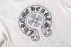 Paint Dots Yellow Horseshoe White T-Shirt™