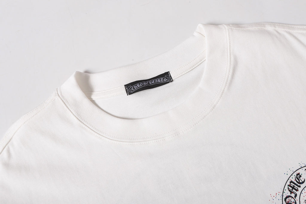 Paint Dots Yellow Horseshoe White T-Shirt™