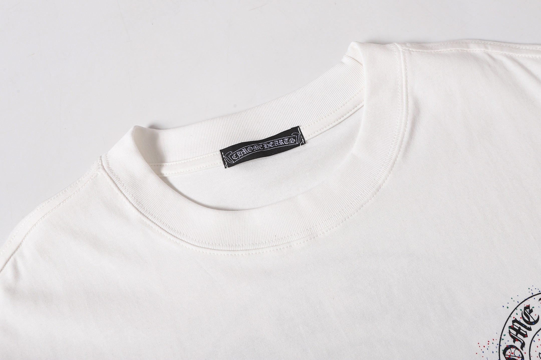 Paint Dots Yellow Horseshoe White T-Shirt™