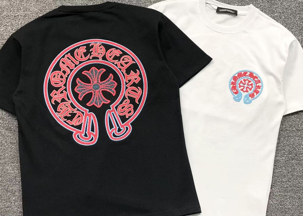 Red & Blue Horseshoe Logo T-Shirt™