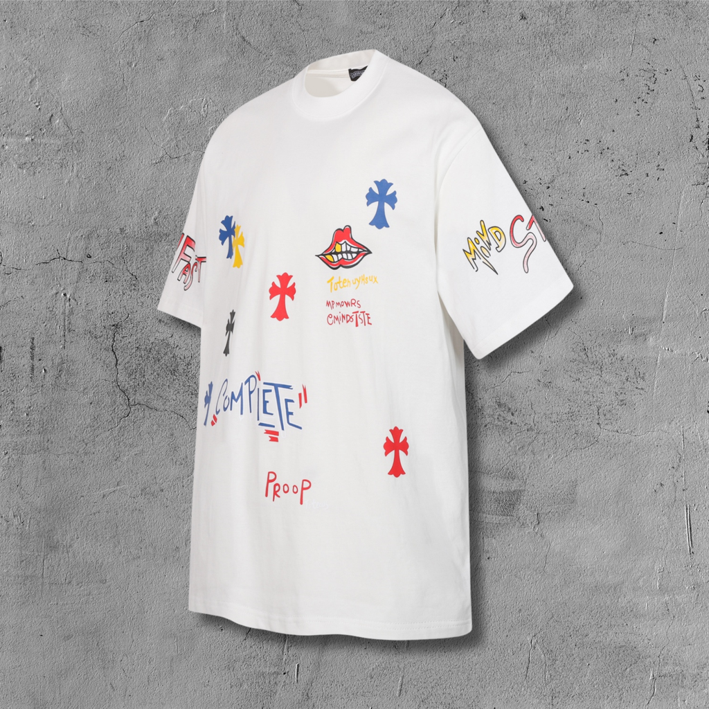 Multicolor Supply The Demand White T-Shirt™