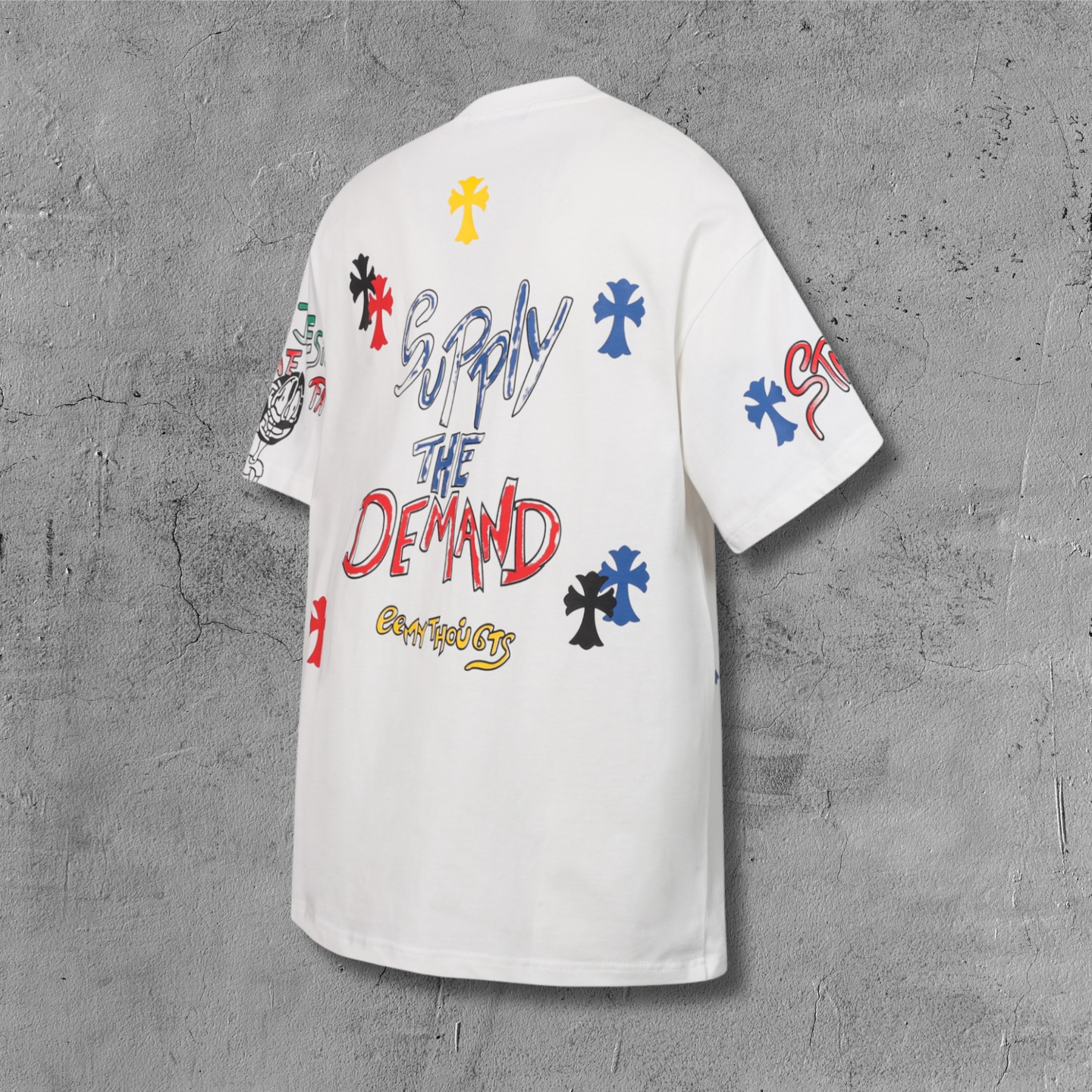 Multicolor Supply The Demand White T-Shirt™