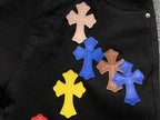Multicolor Cross Patch Black Jeans™