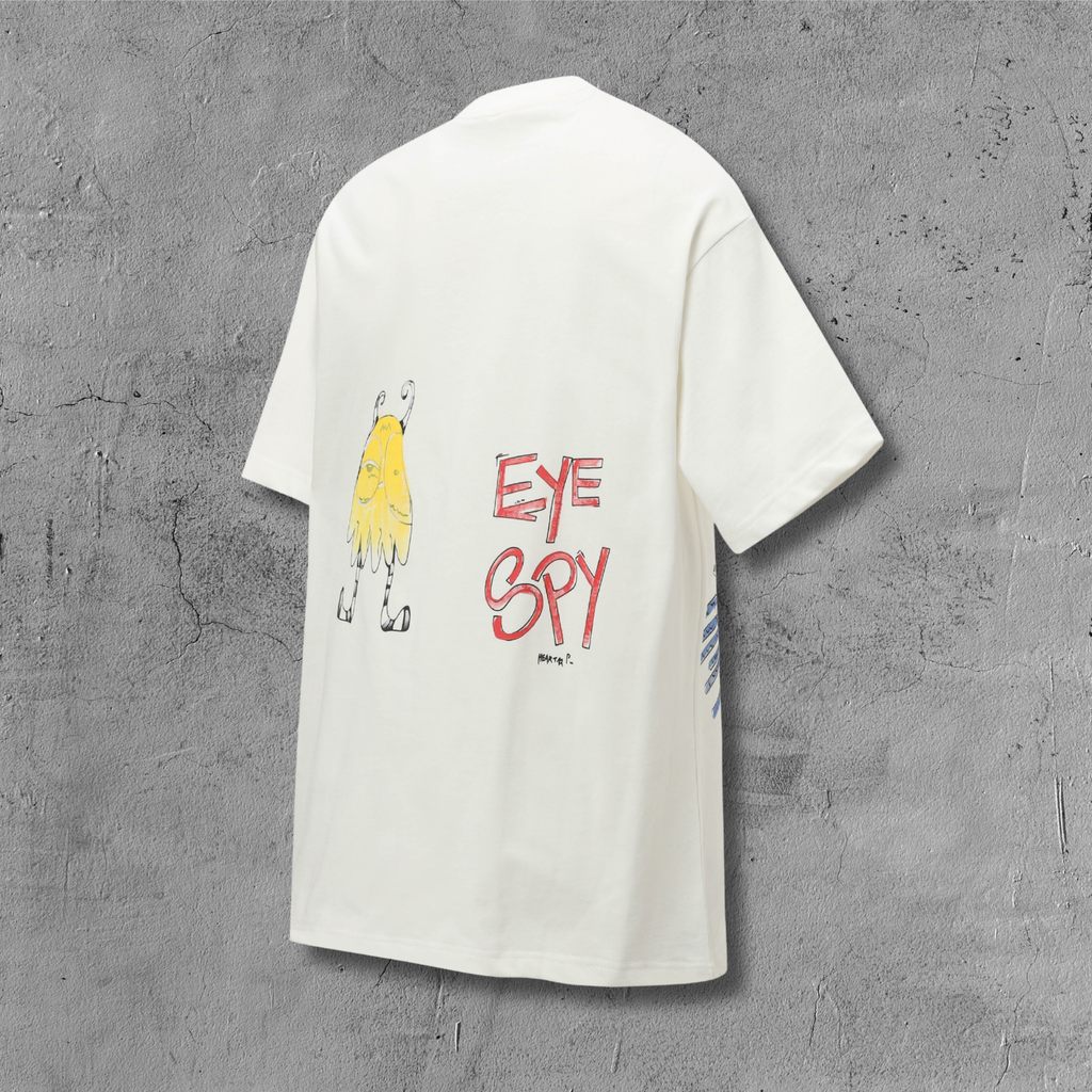 Cartoon Sketch White T-Shirt™