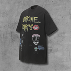 Cartoon Sketch Black T-Shirt™