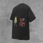 Cartoon Sketch Black T-Shirt™