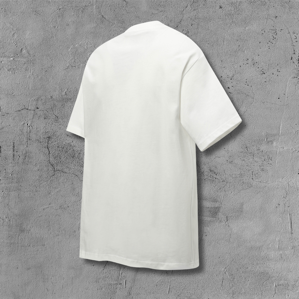 Painted Multicolor Cross White T-Shirt™