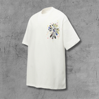 Blue Yellow Painted Cross White T-Shirt™
