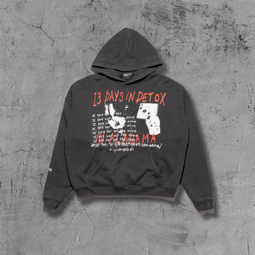 ER* 13 Days in Detox Black Hoodie™