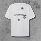 Cross Flower Banner White T-Shirt™