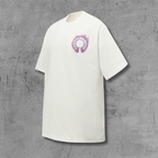 Pink Glow Embroidered Horseshoe White T-Shirt™