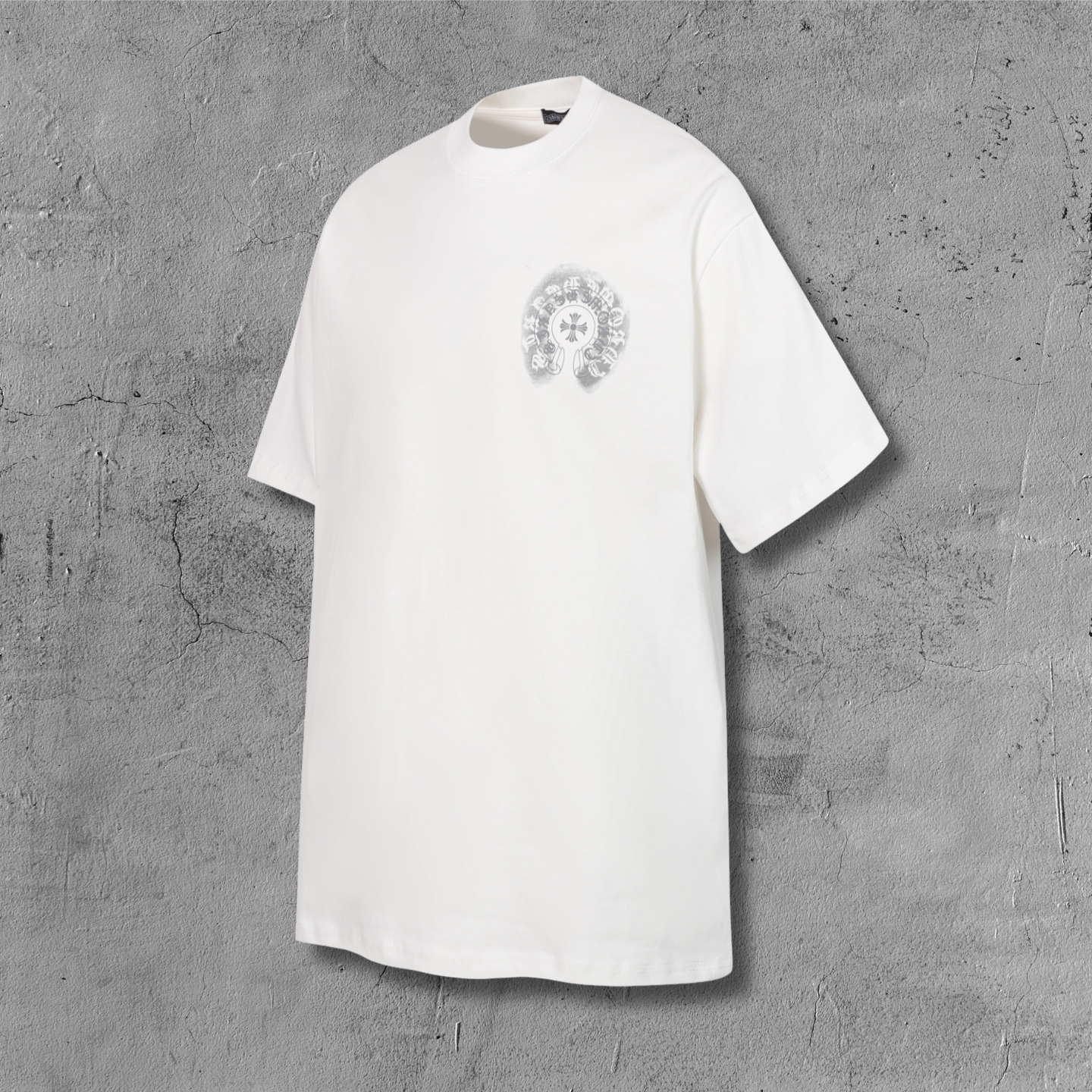 Faded Horseshoe Logo White T-Shirt™