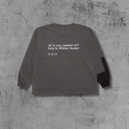ER* The Greatest Love Distressed Gray Long Sleeve™