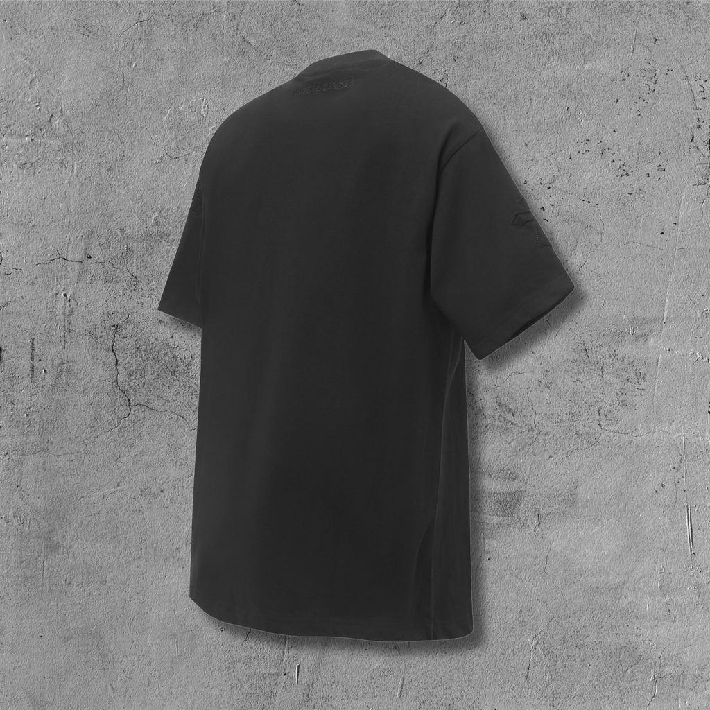 Metal Cross Patch Black T-Shirt™