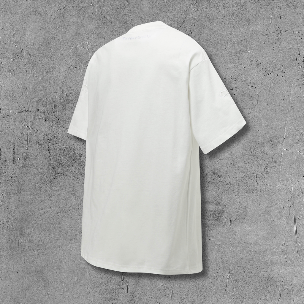 Metal Cross Patch White T-Shirt™