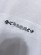 Monochrome Letter Patch White T-Shirt™