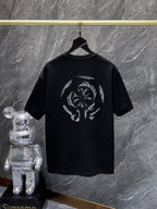 Distressed Horseshoe Cross Black T-Shirt™