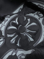 Distressed Horseshoe Cross Black T-Shirt™