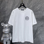 Distressed Horseshoe Cross White T-Shirt™